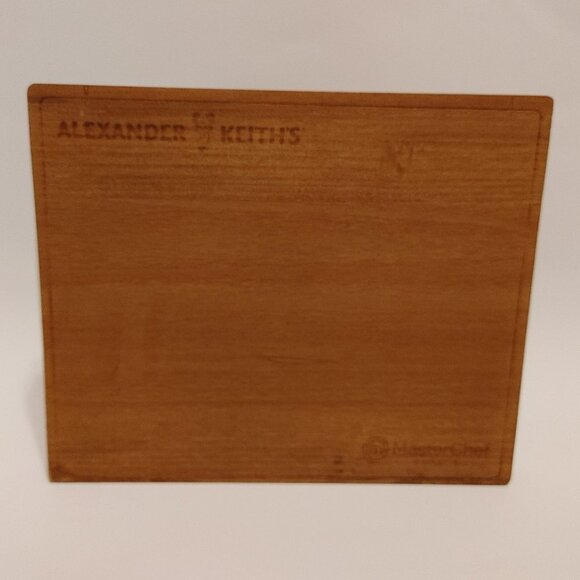 ALEXANDER KEITHS WOODEN CUTTING BOARD Master Chef 9.75" x 8" x 1" - Picture 1 of 5
